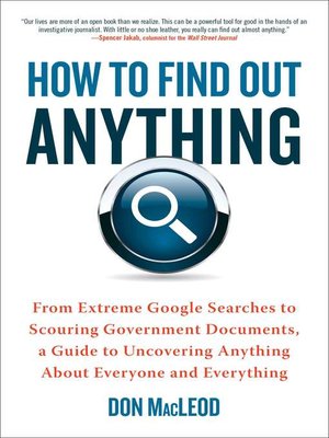 cover image of How to Find Out Anything